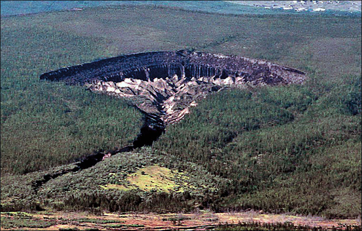 Disturbing Melody Of Melting Permafrost In 'crater' Called 'gateway To ...